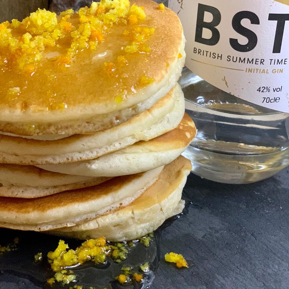 Pancake Day Gin & Tonic Pancakes featuring G&H Initial Gin